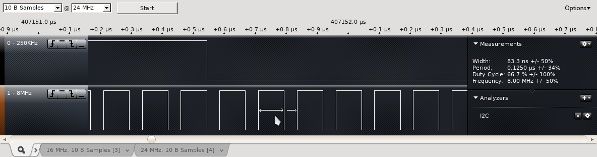 8MHz PWM signal